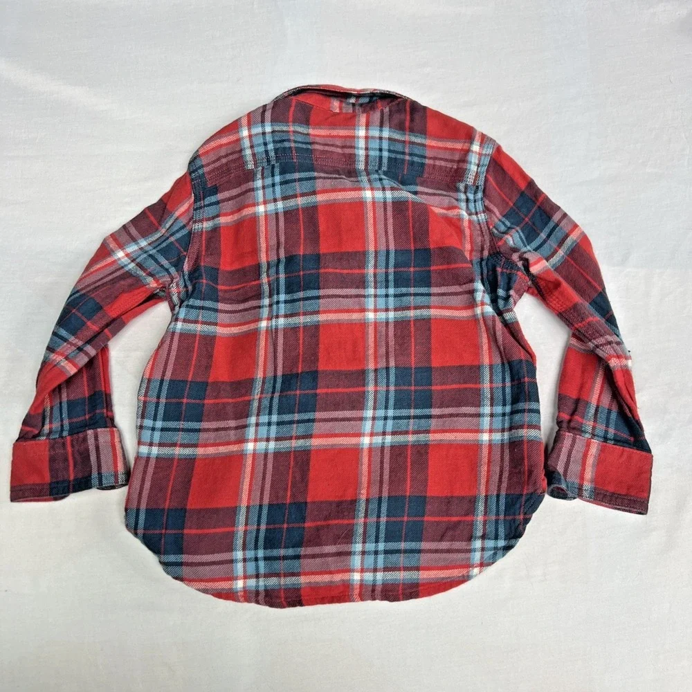 Ralph Lauren Plaid Button Down Size 3‎ 3T Long Sleeve Shirt Preppy Academia